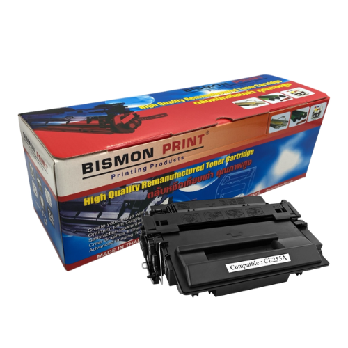ตลับหมึกเทียบเท่า Toner Cartridge Compatible HP CE255A, HP 55A Remanufactured